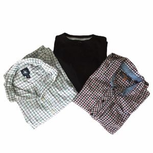 3 PIECES BOYS SHIRTS ! 2 long sleeve and 1 short